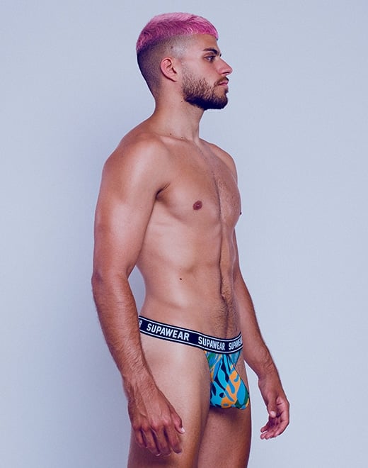 SUPAWEAR POW Thong Arctic Animal