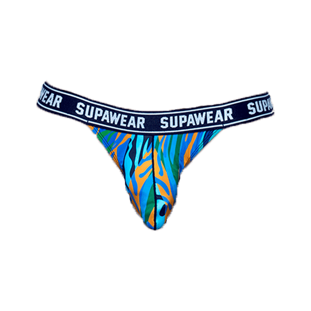 SUPAWEAR POW Thong Arctic Animal