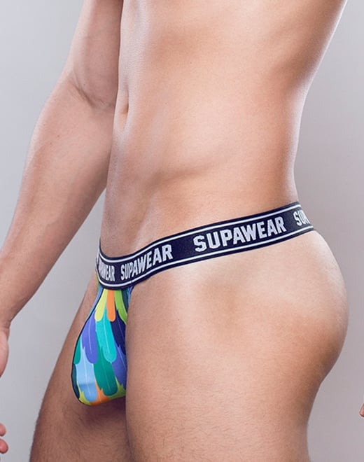 Supawear POW Thong Peacock