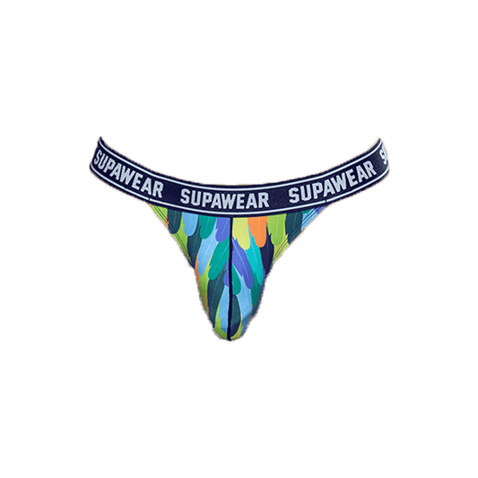 Supawear POW Thong Peacock