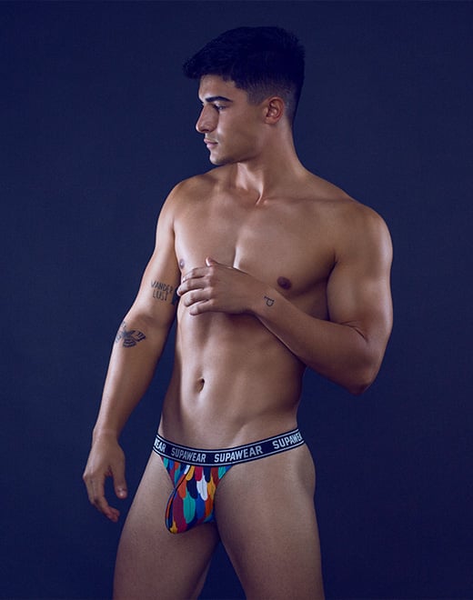 SUPAWEAR POW Thong Rooster