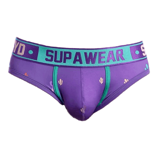 Supawear Prickly Purple Sprint-Cacti Brief Paars