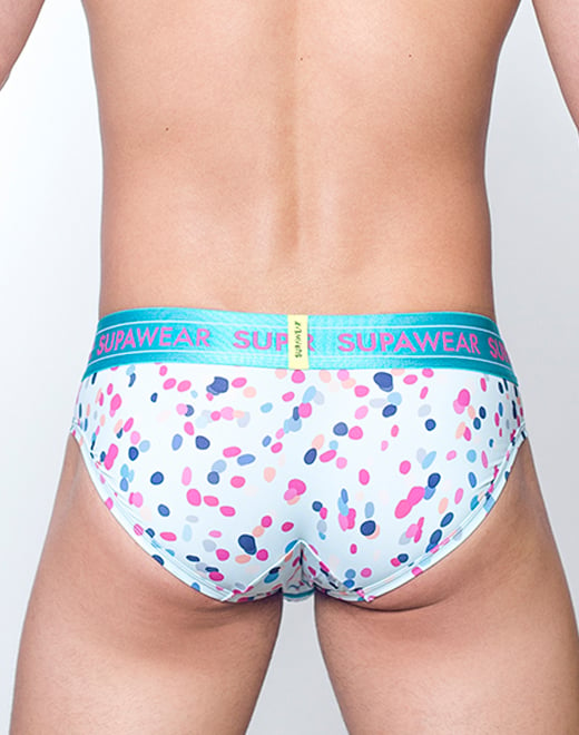 SUPAWEAR Sprint Brief Ditsy Dots