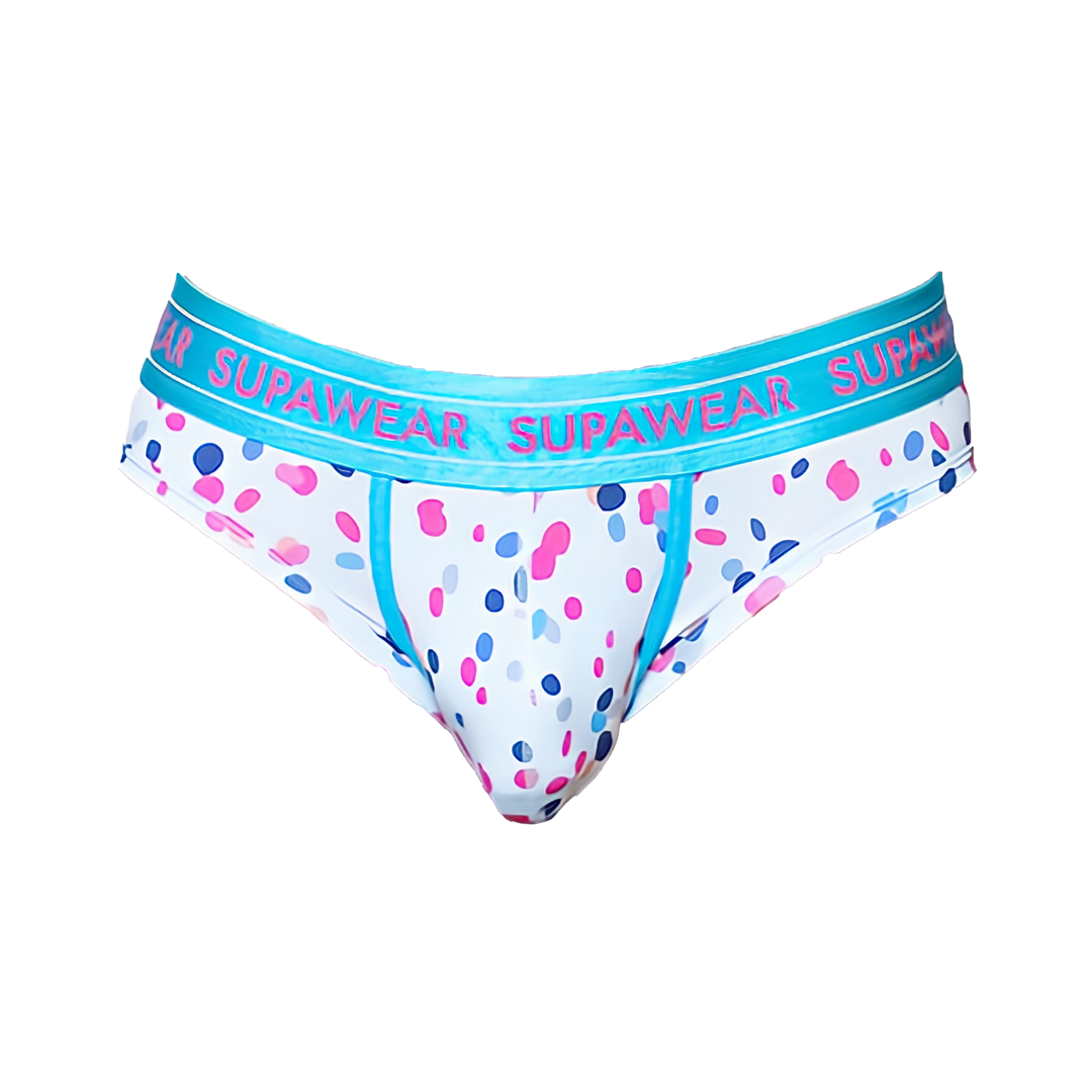 SUPAWEAR Sprint Brief Ditsy Dots