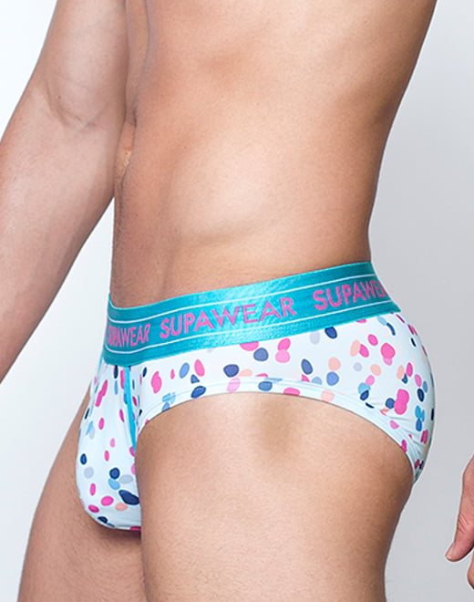 SUPAWEAR Sprint Brief Ditsy Dots