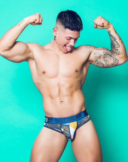 SUPAWEAR Sprint Brief Pop Blue