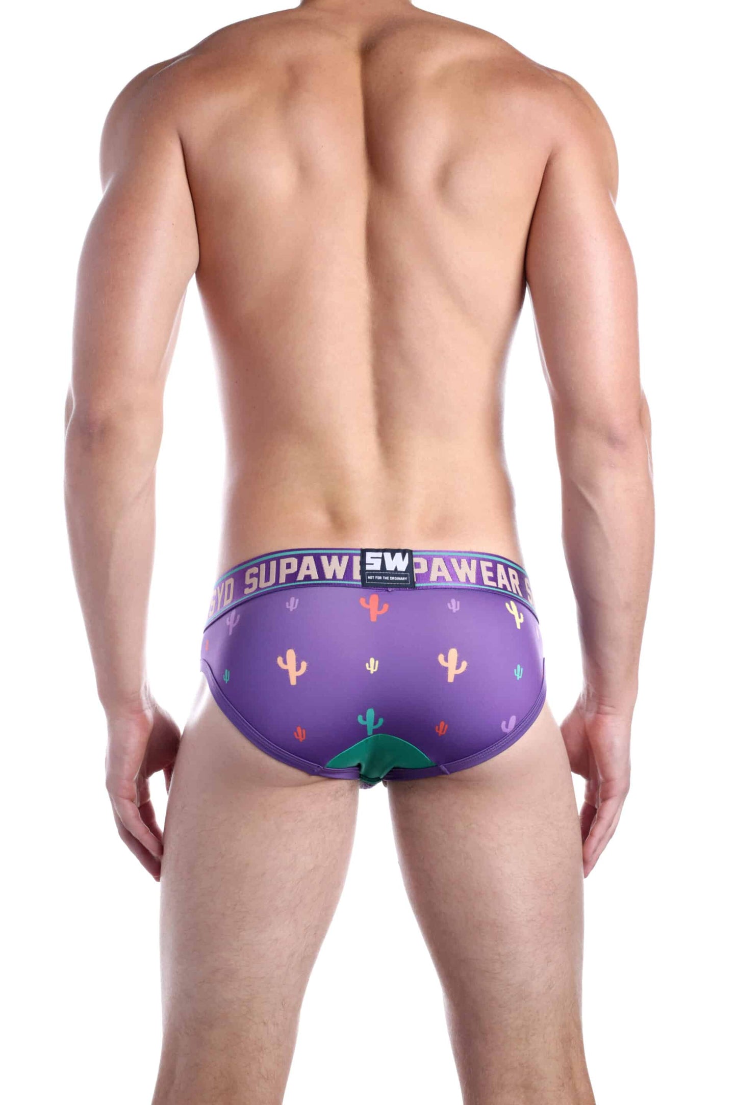 SUPAWEAR Sprint Brief Prickly Purple