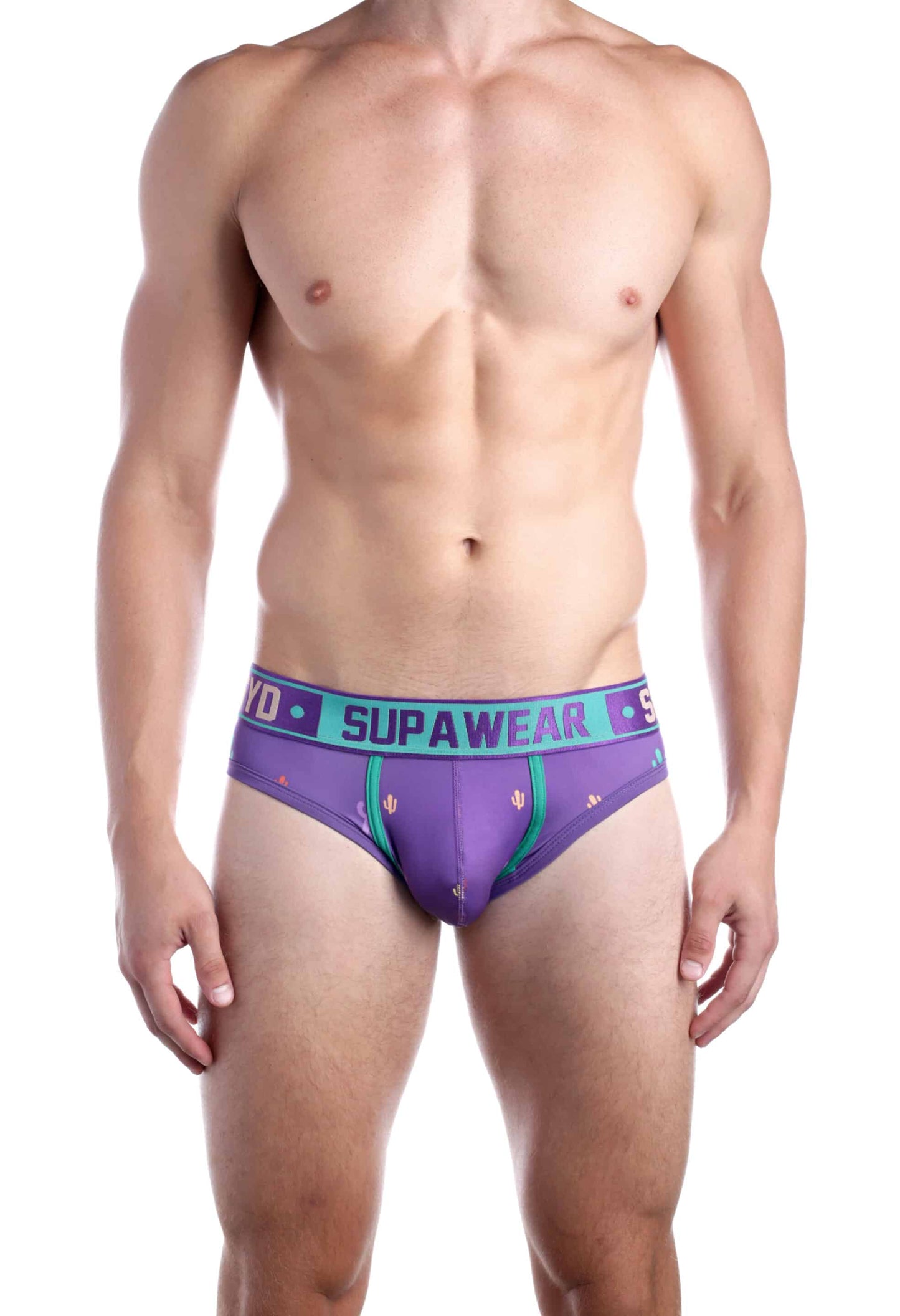 SUPAWEAR Sprint Brief Prickly Purple