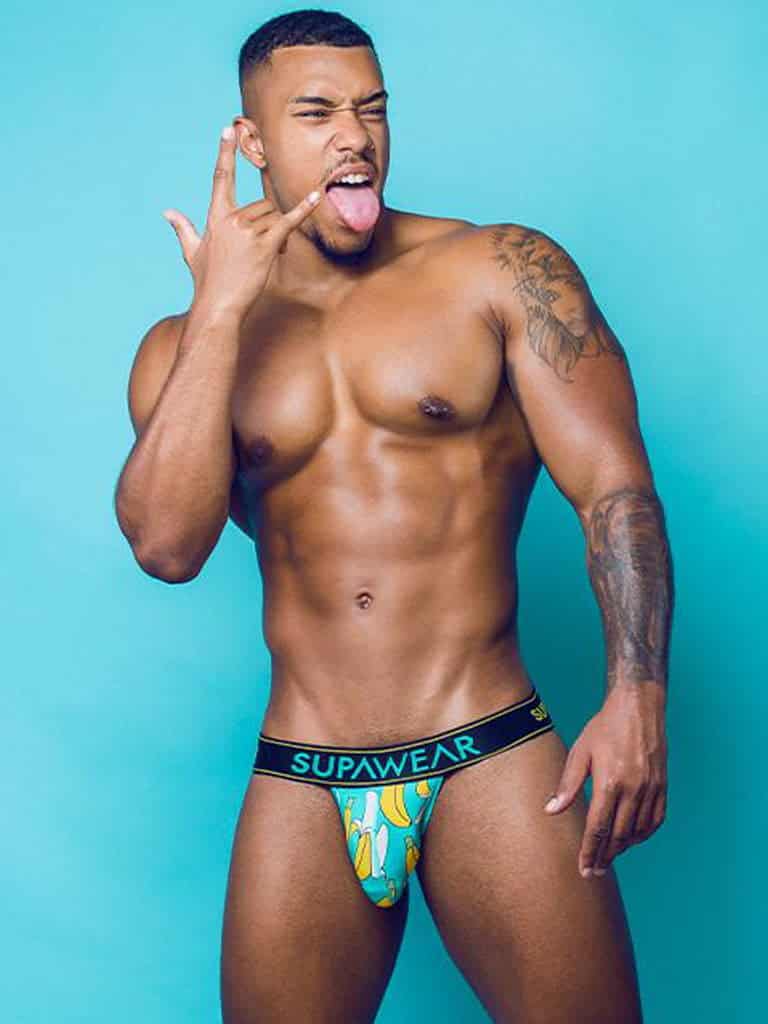 Supawear Sprint Jockstrap Bananas Blauw