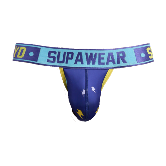 SUPAWEAR Sprint Jockstrap Blue Lightning