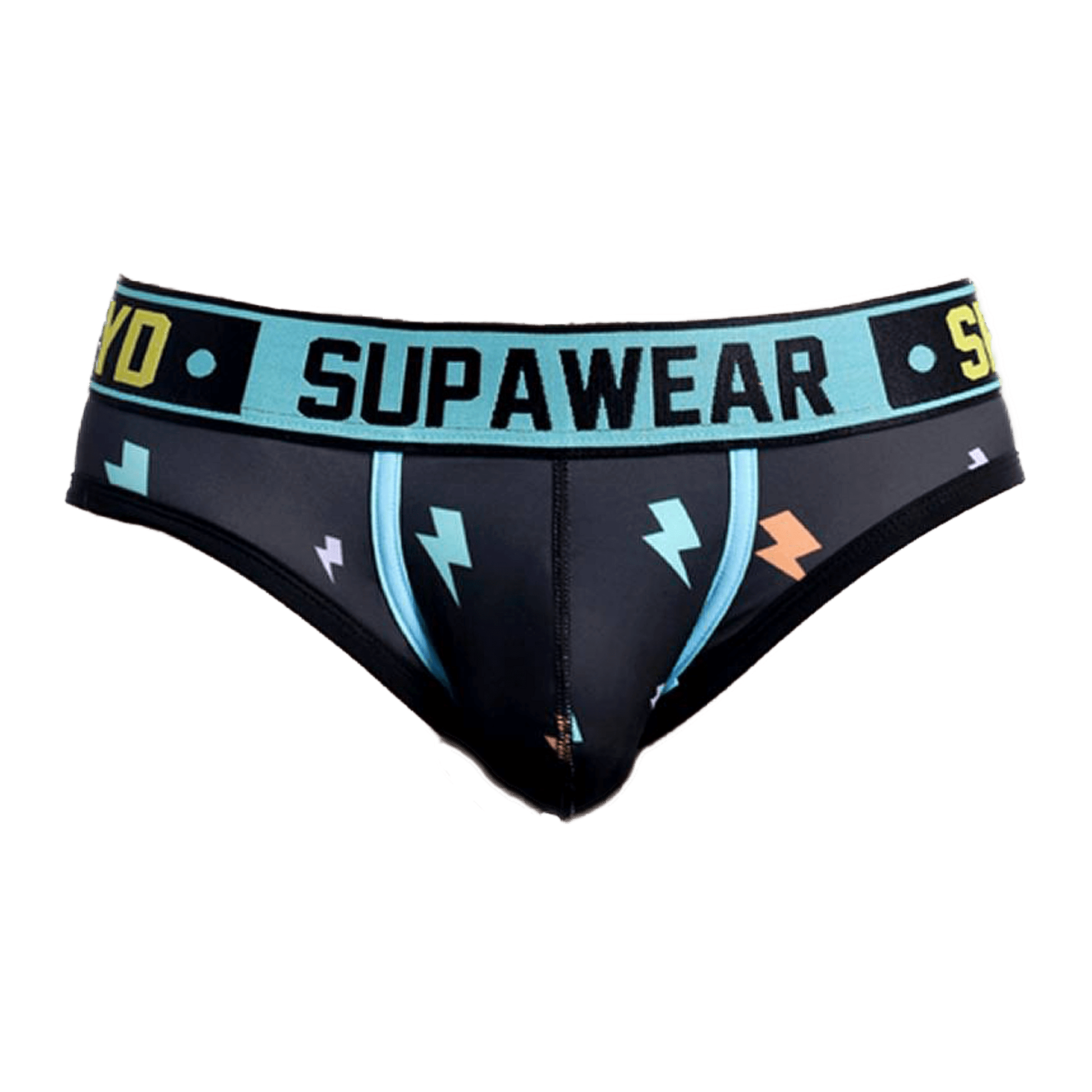 Supawear Sprint Thunda Brief Underwear Thunder Zwart