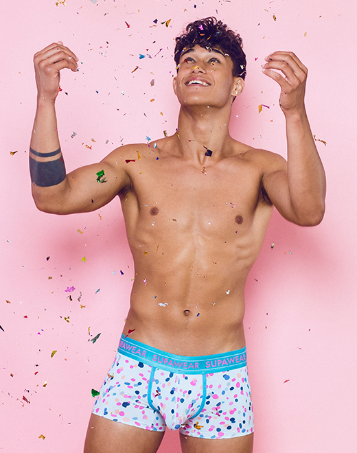 SUPAWEAR Sprint Trunk Ditsy Dots